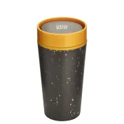 Kubek Circular Cup pojemność 340ml kolor czarno - żółty