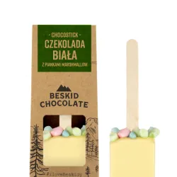 Beskid Chocolate Chocostick z czekolady białej z piankami waga 45 g