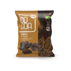 COCOA Rodzynki w surowej czekoladzie BIO waga 70 g