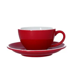 EPIC filiżanka do cappuccino pojemność 230 ml kolor czerwona
