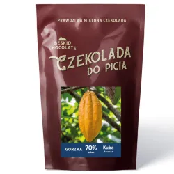 Beskid Chocolate Gorzka Czekolada do picia 70% Kuba waga 200 g