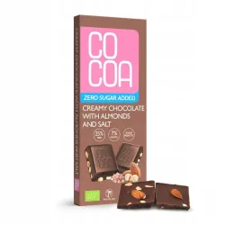 COCOA Czekolada creamy z migdałami i solą BIO waga 40 g