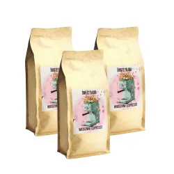 Wiosenne Espresso Peru Quillabamba Washed kawa ziarnista waga 3 kg zestaw 3 x 1 kg