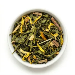 Herbatka Sencha Cytrynowo-Imbirowa waga 100 g