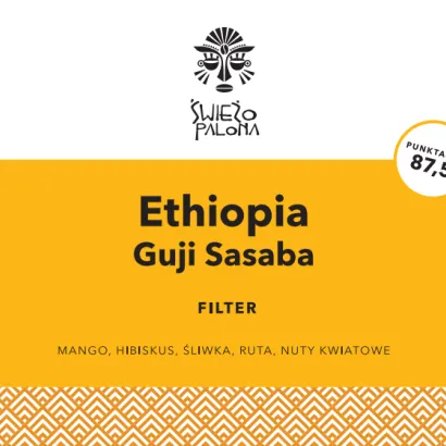 Ethiopia Guji Sasaba Gr.1 Washed waga 250 zmielona do przelewowy / drip / Chemex - miniatura 2
