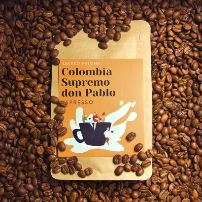 Colombia Supremo Don Pablo Washed kawa ziarnista mielona waga 250 g zmielona do French Pressa / Aeropressa - miniatura 2