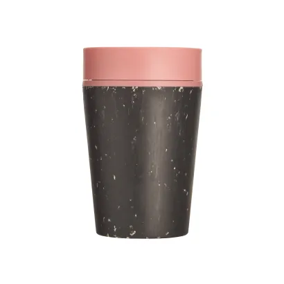 Kubek Circular Cup pojemność 227ml kolor czarno - różowy - zdjęcie 3