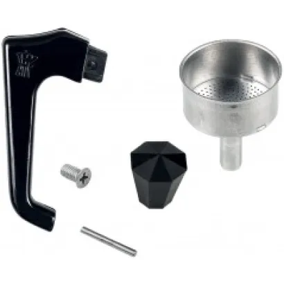 Lejek i rączka do kawiarek aluminiowych Pezzetti pojemność 2 tz - miniatura 1