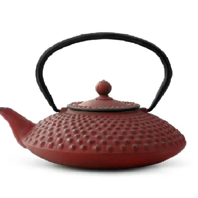 Bredemeijer Xilin żeliwny zaparzacz do herbaty czerwony pojemność 1250 ml - zdjęcie 1