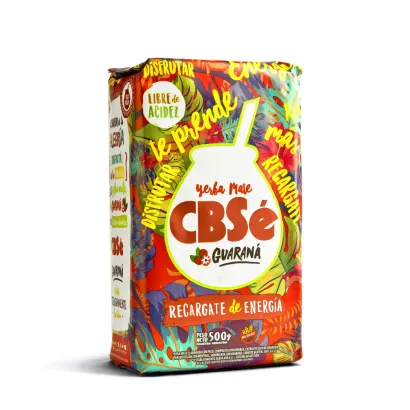 Yerba Mate CBSe Energia z guaraną waga 500 g - miniatura 1
