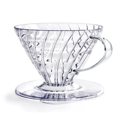 Hario dripper V60 plastikowy przezroczysty rozmiar V01 - zdjęcie 1