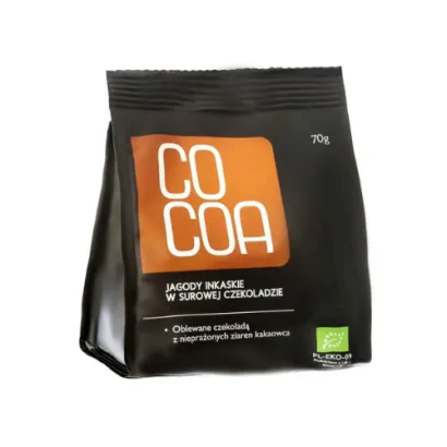 COCOA Jagoda inkaska w czekoladzie RAW waga 70 g - miniatura 2