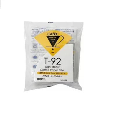 CAFEC Filtry papierowe TH-1 (dawniej T-92) Light Roast 100 szt. pojemność 1 filiżanka - miniatura 1