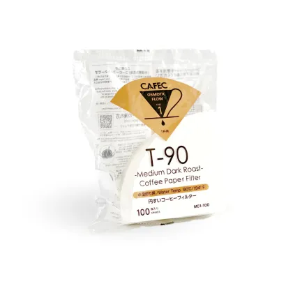 CAFEC Filtry papierowe TH-3 (dawniej T-90) Medium Roast 100 szt. pojemność 1 filiżanka - miniatura 1
