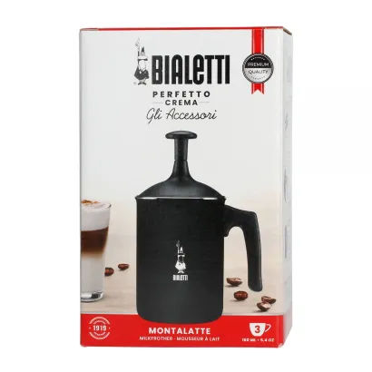 Bialetti Tuttocrema Montalatte spieniacz do mleka czarny 3tz pojemność 160 ml - zdjęcie 4