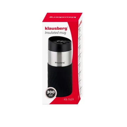 Klausberg Kubek termiczny pojemność 300 ml kolor beżowy - miniatura 2