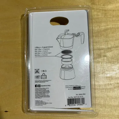 OUTLET Uszczelki i sitko do kawiarek aluminiowych Pedrini rozmiar 2 tz - miniatura 2