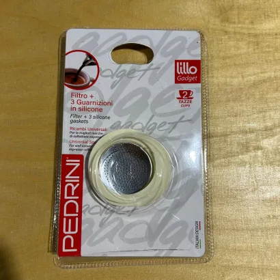 OUTLET Uszczelki i sitko do kawiarek aluminiowych Pedrini rozmiar 2 tz - miniatura 1