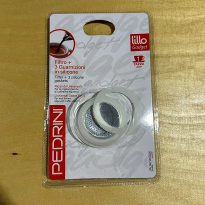 OUTLET Uszczelki i sitko do kawiarek aluminiowych Pedrini rozmiar 1 tz - miniatura 1
