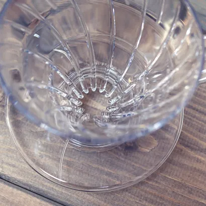Hario dripper V60 plastikowy przezroczysty rozmiar V01 - zdjęcie 4
