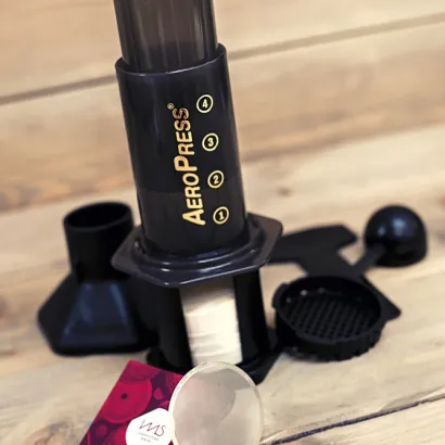 Zestaw Aeropress i filtr IMS - miniatura 2
