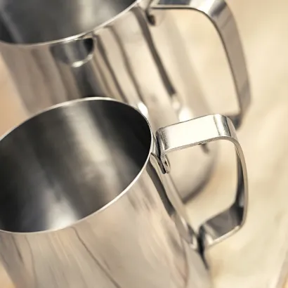 Dzbanek do spieniania mleka stalowy pojemność 350 ml - zdjęcie 4