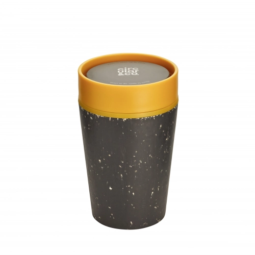 Kubek Circular Cup pojemność 227ml kolor czarno - żółty