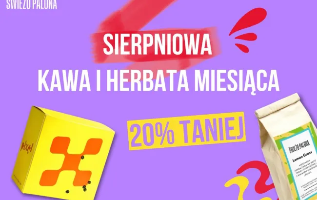 Kawa i Herbata Sierpnia! - PIXEL Colombia Grano de Oro Diente de Leon Honey i Lemon Grass 20% taniej!