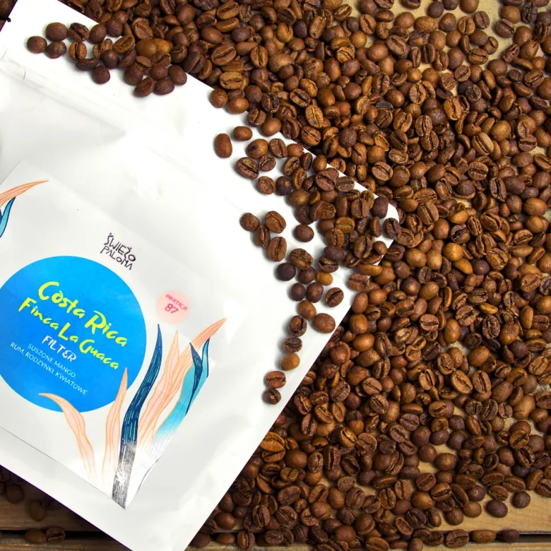 Costa Rica La Guaca waga 250 zmielona do frenchpress/aeropress