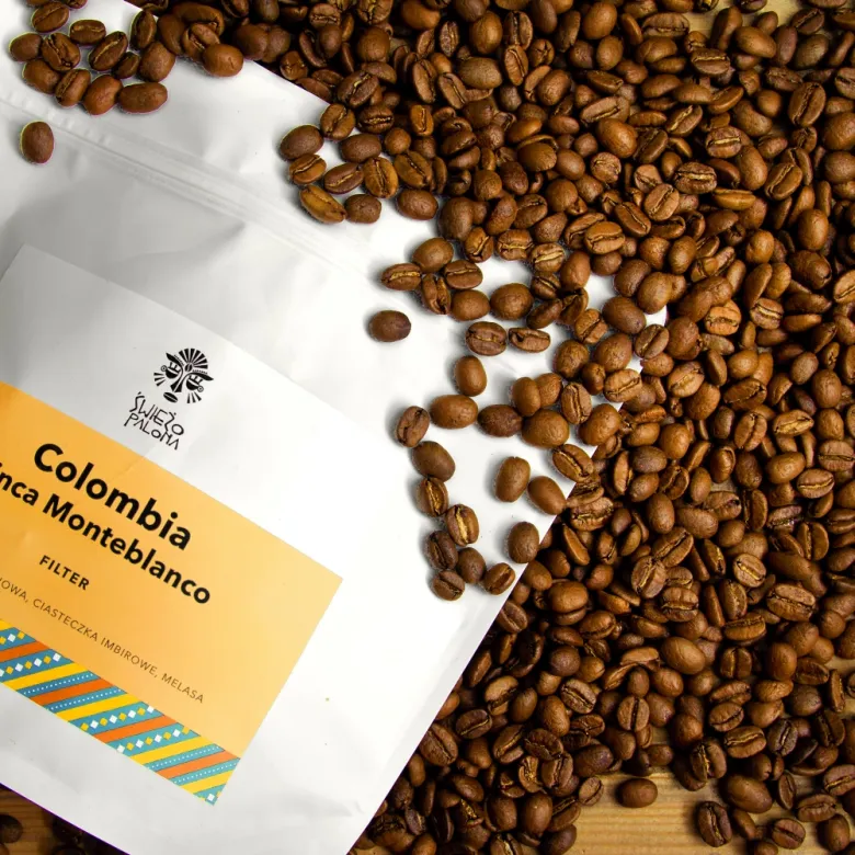 Colombia Finca Monteblanco Citric Washed waga 200 zmielona do moka (kawiarka)