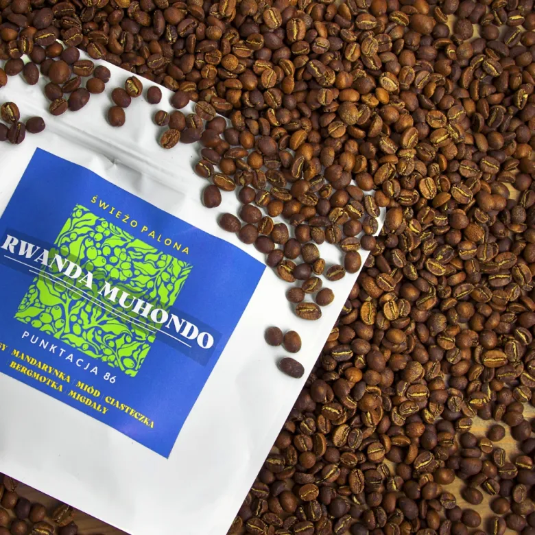 Rwanda Muhondo Grade A1 Fully Washed waga 250 zmielona do frenchpress/Aeropress