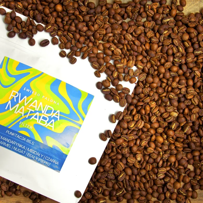 Rwanda Mataba Fully Washed Grade A1 waga 250 zmielona do CHEMEX/DRIP/PRZELEWOWY - zdjęcie 1
