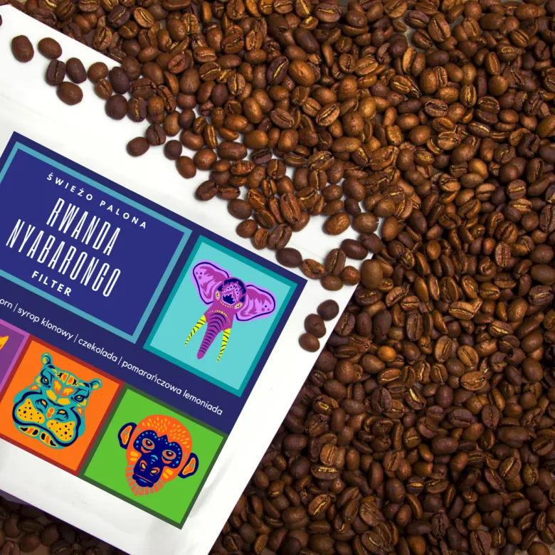 Rwanda Nyabarongo Washed 250g zmielona do przelewowy / drip / Chemex