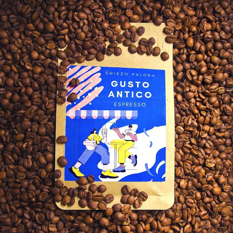 Brazil Gusto Antico waga 250 zmielona do kawiarka (moka)
