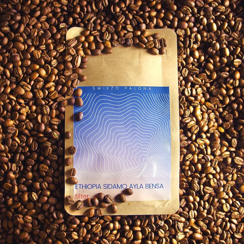 Ethiopia Sidamo Ayla Bensa Anaerobic Washed waga 200 zmielona do frenchpress/Aeropress - zdjęcie 1