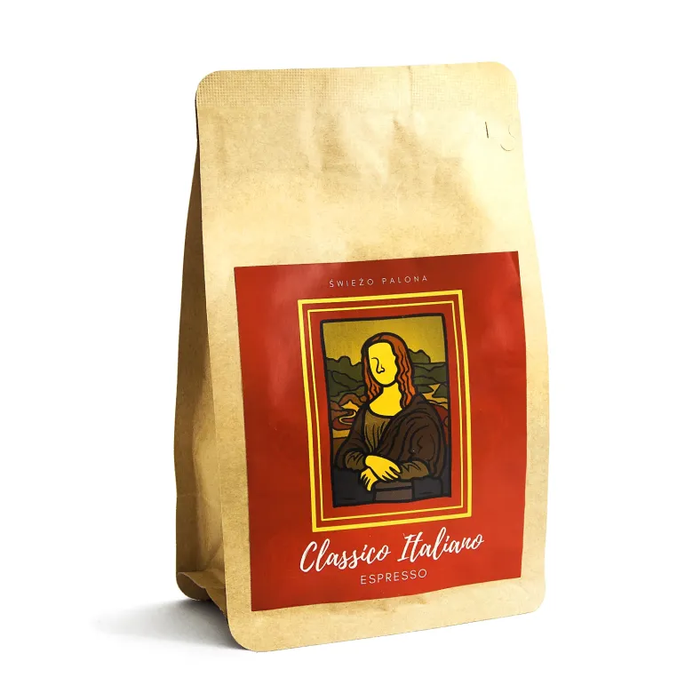 Kawa ziarnista Classico Italiano waga 250 g zmielona do tygielka - zdjęcie 1