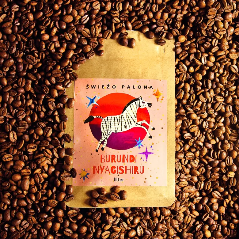 Kawa ziarnista Burundi Nyagishiru Natural waga 250