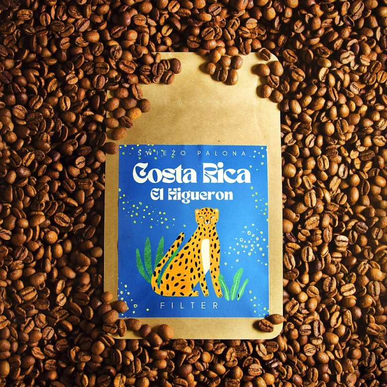 Costa Rica El Higueron Natural waga 200 zmielona do przelew/drip/chemex