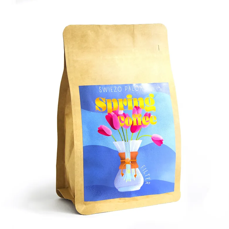 Spring Coffee Ethiopia Tega Tula Michiti Natural waga 250 zmielona do french press/aeropress - zdjęcie 1