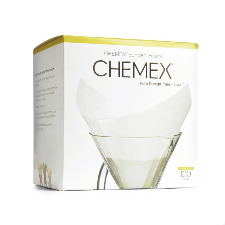 Chemex filtry kształt kwadratowe - złożone rozmiar 6-8-10 filiżanek oznaczenie FS-100 - zdjęcie 1