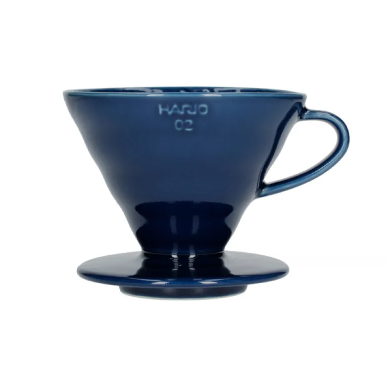 Hario dripper V60 ceramiczny kolor granatowy rozmiar V02 - zdjęcie 1
