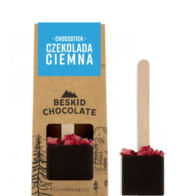 Beskid Chocolate Chocostick z czekolady ciemnej z żurawiną waga 45 g