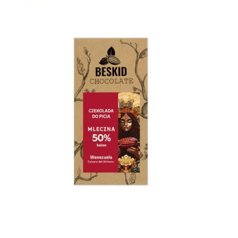 Beskid Chocolate Czekolada do picia mleczna 50% waga 200 g