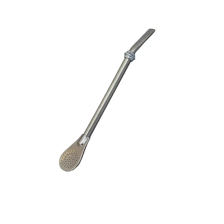 Bombilla Liza ze srebrnym pierścieniem długość 19 cm