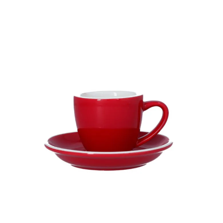 EPIC filiżanka do espresso pojemność 70 ml kolor czerwona