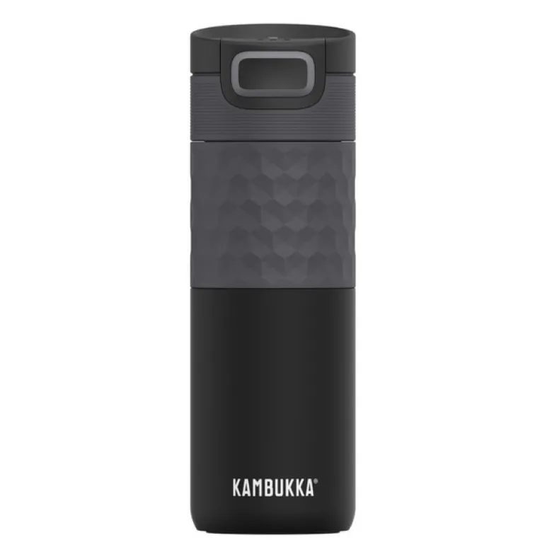 Kambukka Etna Grip Black Steel kubek termiczny pojemność 500 ml