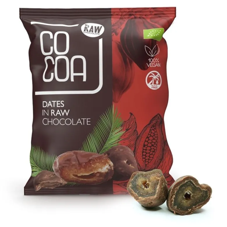 COCOA Daktyle w surowej czekoladzie BIO waga 70 g