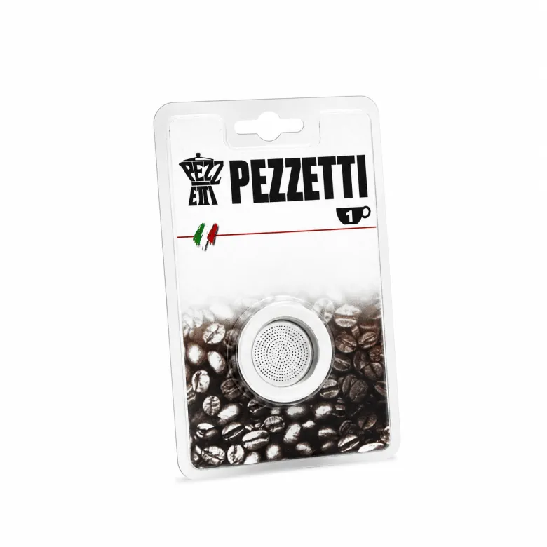 Uszczelki i sitko do kawiarek aluminiowych Pezzetti 1 tz